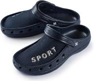 roxoni classic waterproof slippers: stylish & breathable men's shoes logo