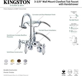 img 1 attached to Kingston Brass CC305T2 Vintage Polished