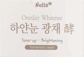 img 4 attached to 💫 Nella Whitening and Brightening Tone-Up Cream - Enhanced with Fermented Natural Ingredients - Authentic Korean Beauty, 50 ml