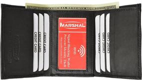 img 3 attached to 🔒 Ultimate Protection and Organization with Marshal Premium Blocking Wallet Compartments