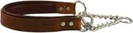 🐶 premium handmade top grain genuine leather martingale dog collar with padded bottom - strong, soft, and stylish collar by angel pet supplies logo