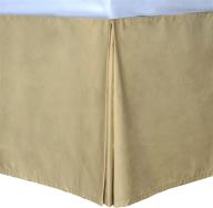 🌾 полуторная бедская юбка из устойчивого хлопка - полный размер, пшеничный оттенок от cottonpure colors логотип