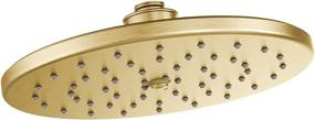 img 4 attached to Moen S112BG Collection: Experience Luxurious Immersion Rainshower with 10-Inch Single Function Showerhead, Brushed Gold Finish