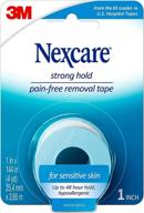 nexcare sensitive skin tape 1 in x 144 in (pack of 12) - strong and gentle adhesive for delicate skin логотип