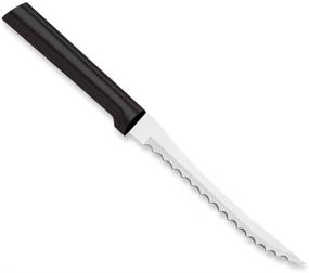 img 4 attached to Нож для нарезки помидоров Rada Cutlery: лезвие из нержавеющей стали, 8-7/8 дюймов, производство США - Купите 1-пакет сейчас с черной ручкой!