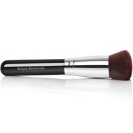 🌟 ultimate round kabuki makeup brush: top-notch choice for liquid, cream mineral, & powder foundation & face cosmetics - superior quality design with carrying case & e-book included logo