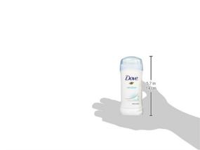 img 1 attached to 🕊️ Dove AntiPerspirant Deodorant: Gentle Protection for Sensitive Skin, White, Unscented, 2.6 Oz (Pack of 4)