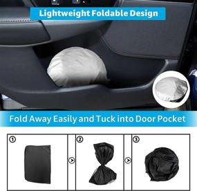 img 2 attached to Custom Fit Foldable Sunshade Protector for Honda CRV CR-V SUV - 2021 Upgrade
