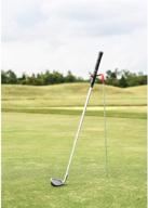 mobile pro shop v-shaped golf club stand: clean, dry & visible clubs | durable zinc-plated steel | easy-carry holder logo