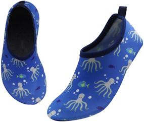 img 2 attached to 👟 BomKinta Kids Water Shoes - Aqua Socks for Boys and Girls