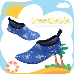 img 1 attached to 👟 BomKinta Kids Water Shoes - Aqua Socks for Boys and Girls