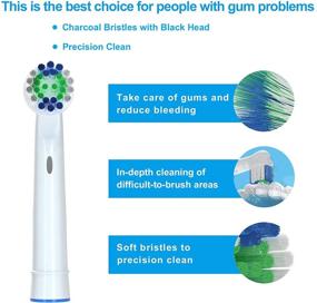 img 1 attached to 🪥 16 Pack of Oral-B Precision Clean Soft Bristles Replacement Brush Heads – Electric Toothbrush Compatible Heads