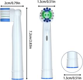 img 2 attached to 🪥 16 Pack of Oral-B Precision Clean Soft Bristles Replacement Brush Heads – Electric Toothbrush Compatible Heads