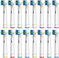 🪥 16 pack of oral-b precision clean soft bristles replacement brush heads – electric toothbrush compatible heads logo