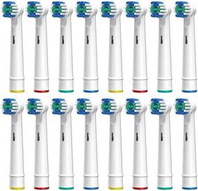 img 4 attached to 🪥 16 Pack of Oral-B Precision Clean Soft Bristles Replacement Brush Heads – Electric Toothbrush Compatible Heads