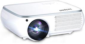 img 4 attached to Jasipaa Projector Portable Compatible White Silver