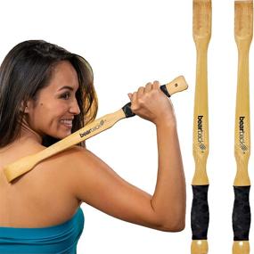 img 4 attached to Bearback Bamboo Deluxe Back Scratcher - 2 Pack, 17.5-inch, Premium Quality, Extra Long, Sharp & Sturdy, Rubber Grip, US Small Business - Enhancing SEO