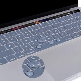 img 1 attached to Накладка на клавиатуру MOSISO совместима с MacBook Pro с Touch Bar 13 и 15 дюймов 2019 2018 2017 2016 (Модель: A2159) Компьютерные аксессуары и периферийные устройства