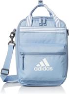 🥪 adidas squad insulated lunch bag: ambient sky blue/white, one size - keep your food fresh and stylish! logo