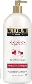 img 4 attached to 18 Oz Gold Bond Ultimate Diabetic Lotion - Enhanced Dry Skin Relief