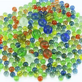 img 3 attached to Count Marbles Glass Assorted Colors