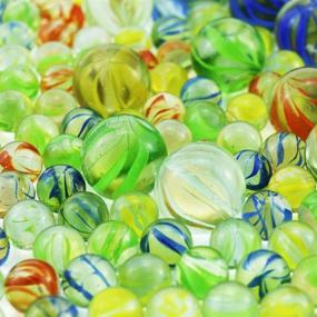 img 2 attached to Count Marbles Glass Assorted Colors