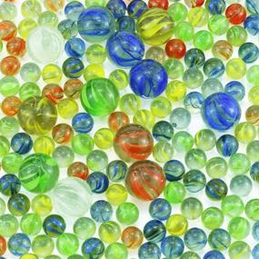 img 4 attached to Count Marbles Glass Assorted Colors