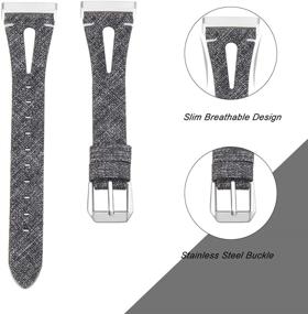 img 3 attached to EverSnows Compatible Fitbit Fabric Replacement Wellness & Relaxation