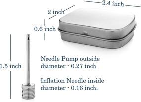 img 2 attached to 🏀 Basketball Pump Needle Set - Pack of 12 Inflation Needles for Ball Pumps - Adaptable Pump Needle for Soccer, Rugby, Football, Volleyball - Inflatable Air Pump Needle Bundle