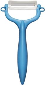 img 4 attached to Efficient Kyocera Ceramic Peeler CP-99BU Blue: Dependable Kitchen Tool for Easy and Precise Peeling