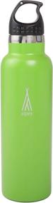 img 3 attached to 🌿 Eco-Friendly ALPEX Stainless Steel Hydration Insulated Water Bottle with Leak Proof Mouth Lid - Superior Thermal Performance for Hot or Cold Liquids, Double Wall Vacuum Insulated Sweat Proof Sports Canteen Water Bottle, 21oz, GREEN