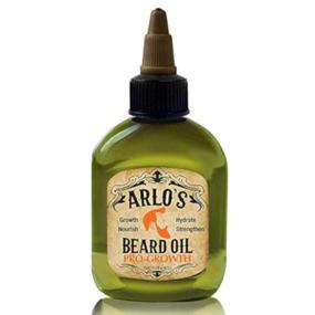 img 3 attached to 🧔 Arlo's 99% Natural Beard Oil for Optimal Growth, Pro-growth Enhancer, 2.5 Fluid Ounce