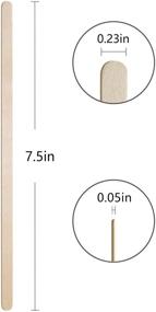 img 1 attached to 🌱 Environmentally-Friendly Stirrers: Biodegradable Non-Plastic Stirring Drinkware