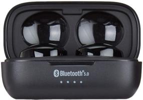 img 1 attached to 🎧 Беспроводные наушники Monoprice: Bluetooth 5, защита от воды IPX4, динамики 6 мм, защита от пота - игровое время 6 часов и удобный чехол для зарядки