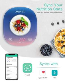 img 3 attached to Smartphone AGPTEK Measures Nutritional Calculator