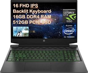 img 4 attached to 💻 2020 HP Pavilion 15.6' FHD Gaming Laptop, i5-10300H Quad-Core, 16GB RAM DDR4, 512GB M.2 SSD, GeForce GTX 1650, Webcam, Bluetooth, Backlit Keyboard, Windows 10 with ES USB Card