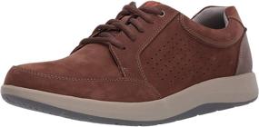 img 4 attached to CLARKS Men's Shoda Sneaker Nubuck Shoes - Fashionable Men's Sneakers for Style and Comfort