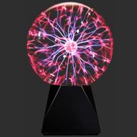 6.0 inches lebbeen glass plasma ball sphere: the ultimate party magical ball with electrostatic flashing lights логотип