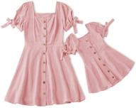 👗 yaffi spaghetti straps matching dresses - optimal girls' clothing for dresses logo