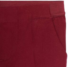 img 2 attached to 👖 French Toast Girls' Easy Fit Elastic Waist Pull-on Pant