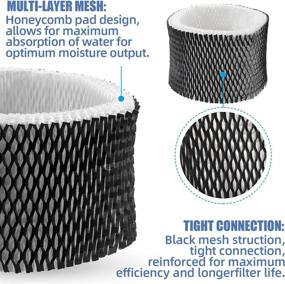 img 2 attached to 🔌 HWF62 Ximoon Humidifier Filter Replacement for Holmes &amp; Sunbeam HM1701, HM1761, HM1300 &amp; HM1100 Models; Comparable with Part # HWF62, HWF62D (2)