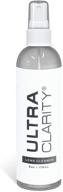 🔍 ultra clarity lens cleaner: 6 oz spray bottle - professional grade biodegradable lens cleaning spray for standard & anti reflective lenses logo