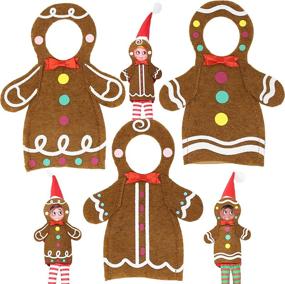 img 4 attached to Gingerbread Christmas Decorations Accessories by JOYIN: Enhance Your Festive Celebration