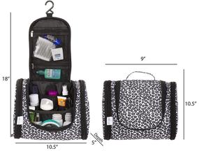 img 3 attached to 👛 DMJSL Women's Portable Hanging Toiletry Bag
