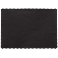 🖤 black placemat with scalloped edges - pack of 200 by perfectware логотип