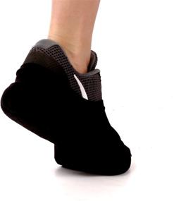 img 1 attached to 👟 PS Athletic Shoe Covers for Dancing – 1 Pair of Socks Over Shoes, Sneaker Overshoes for Smooth Pivots & Turns