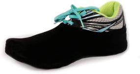 img 4 attached to 👟 PS Athletic Shoe Covers for Dancing – 1 Pair of Socks Over Shoes, Sneaker Overshoes for Smooth Pivots & Turns