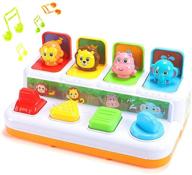 ymdly toys animal park interactive pop up music toy for early education activity center, suitable for toddlers 12 months and up logo