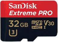 📸 sandisk extreme pro microsdhc v30 32gb - si-ph5h-rb1j logo