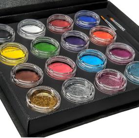 img 4 attached to 🎨 Bo Buggles Professional Face Paint Kit: Water-Activated XL Palette with 50 Stencils. Create Vibrant Detailed Designs with Ease!